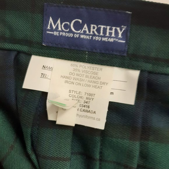 McCarthy School Uniform kilt/skirt - Picture 4 of 4